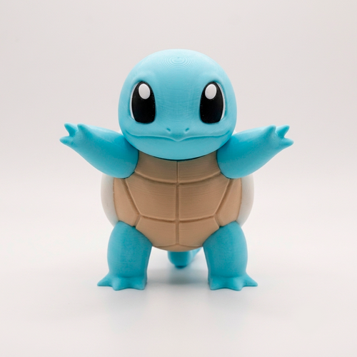Pokémon Squirtle Boneco Colecionável Action Figure Decorativo 10cm Impressão 3D Geek