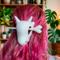 Presilha de Cabelo Cubone Pokémon Caveira e Osso Acessório Geek 3D Coque Chinês Nerd