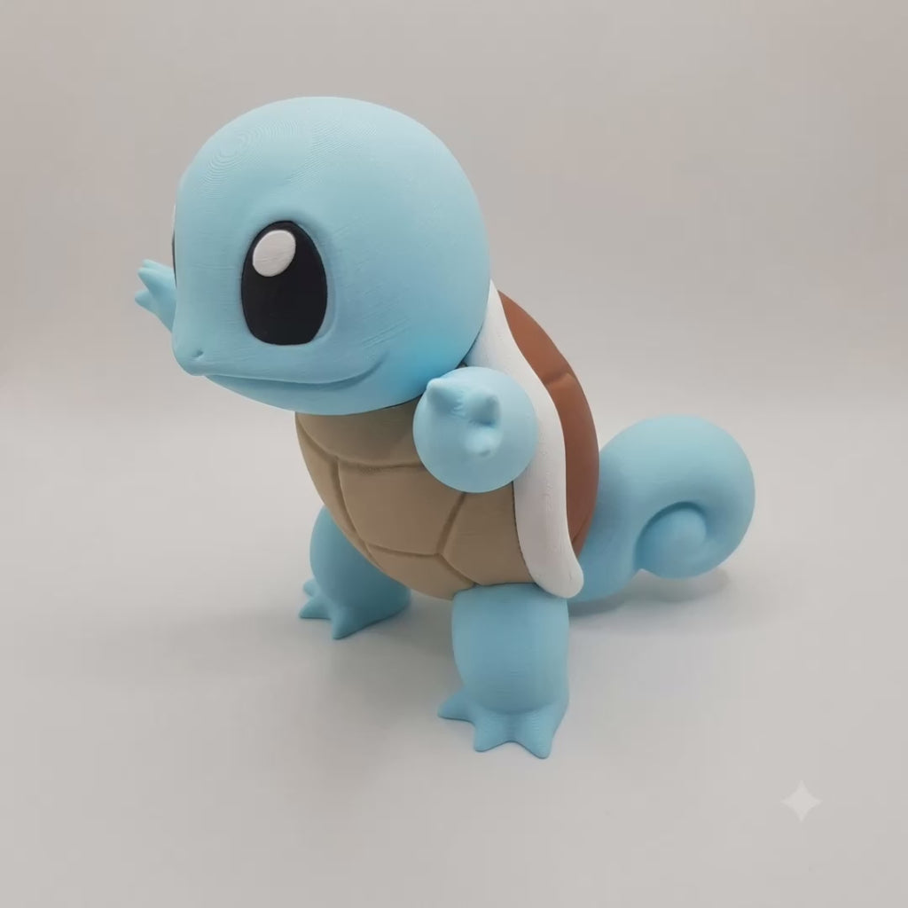Pokémon Squirtle Boneco Colecionável Action Figure Decorativo 10cm Impressão 3D Geek